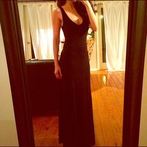 UO/ Sparkle & Fade Backless Long Dress