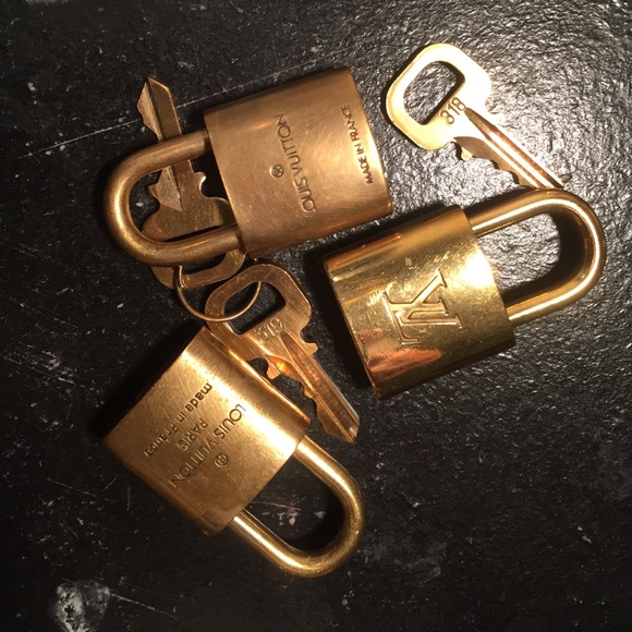 3 Louis Vuitton Lock and Key Sets