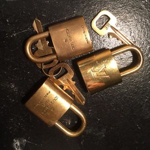 3 Louis Vuitton Lock and Key Sets