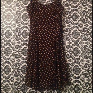 Dress with polka dots