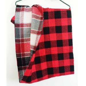 UO Buffalo plaid blanket scarf