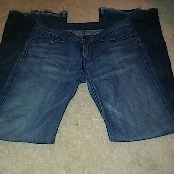 Bell bottomish jeans