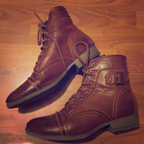 Brown booties