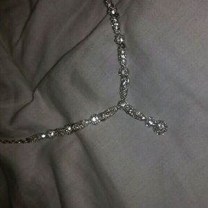 Genuine Swarovski Crystal teardrop necklace