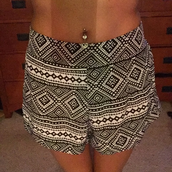 High waisted shorts
