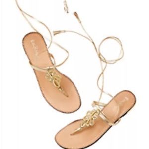 Lilly Pullitzer Strappy Gladdiator Sandals
