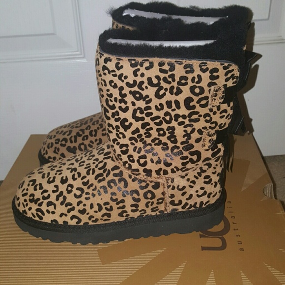 Bailey Bow Leopard UGG Boots - Picture 4 of 4