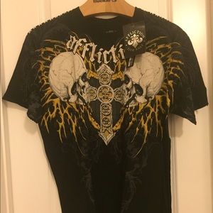 NWT AFFLICTION 2XL men's tee