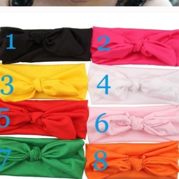 Number 1. 4 & 5 baby headbands bundle Sale
