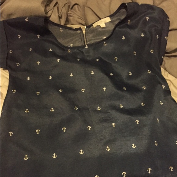 Olive and oak anchor shirt