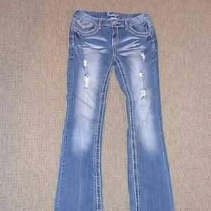 Amethyst stretchy Jeans Size 9