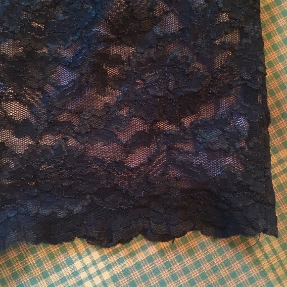 Purple Black Lace Skirt - Picture 4 of 4
