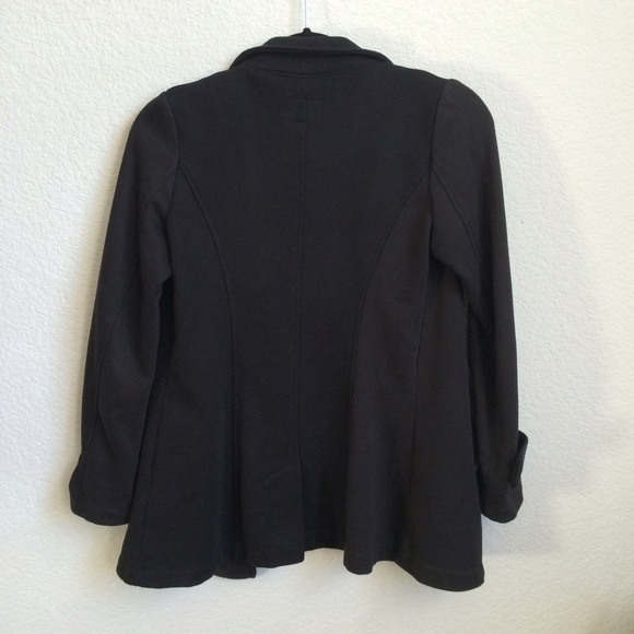 🌿 Black Button-Up Peacoat 🌿 - Picture 3 of 3