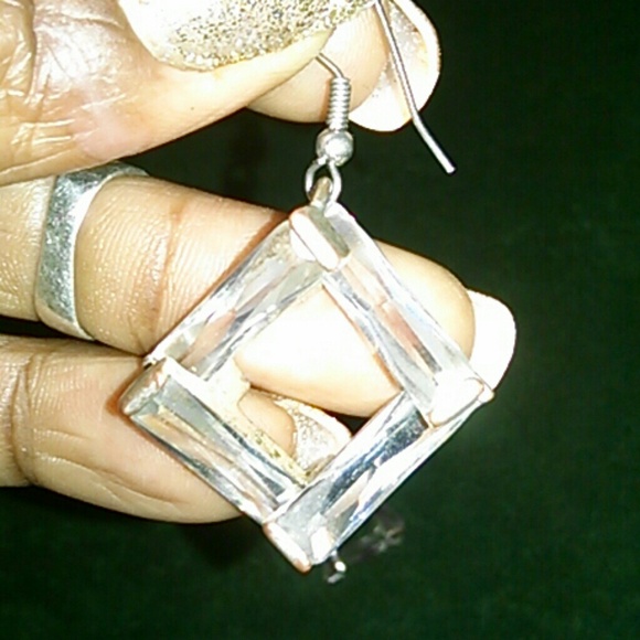 "Crystal" Ear Rings - Picture 3 of 3