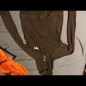 PINK brown peace hoodie