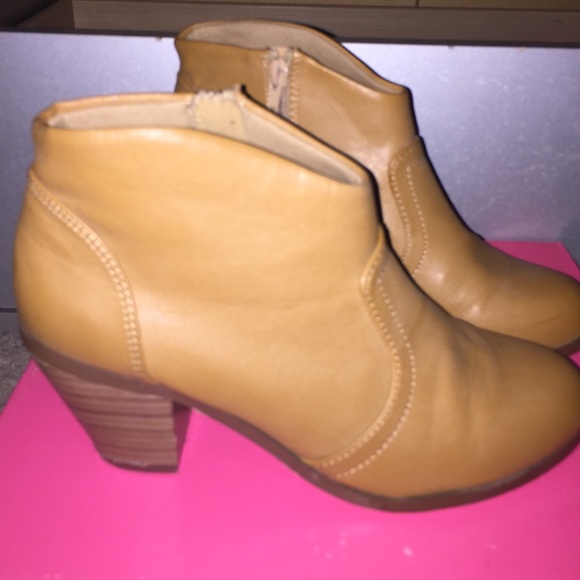 Tan Booties -Ankle Boots