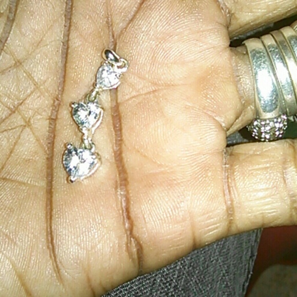 "3 HEARTS"  Charm.  (NWOT)