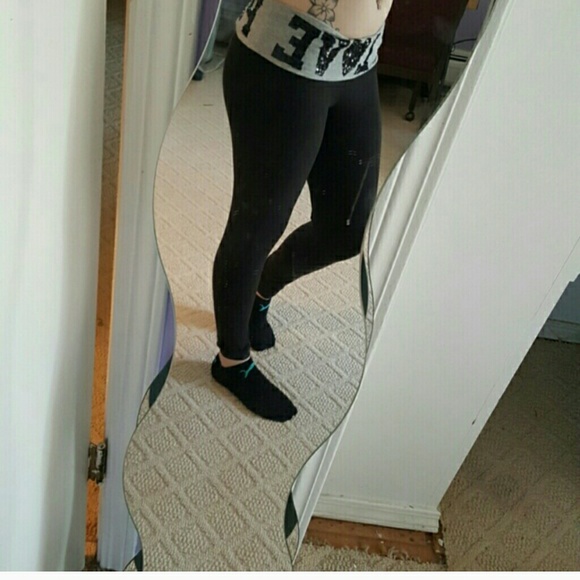 Pink yoga pants