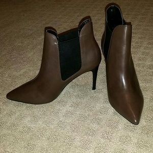 Brown Ann Taylor Ankle Boots