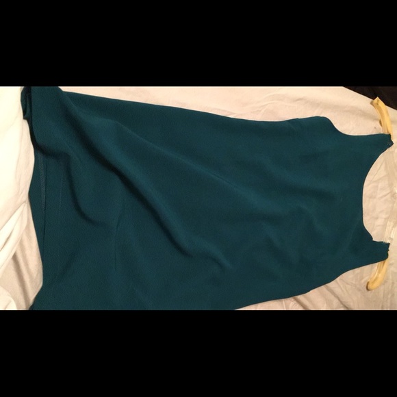 Emerald green dress
