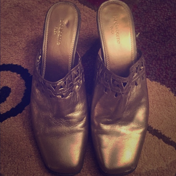 Liz Claiborne FLEX metallic shoes