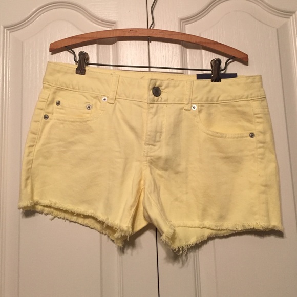 AE frayed hem midi short