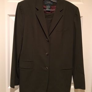 Lauren by Ralph Lauren pant suit in olive green