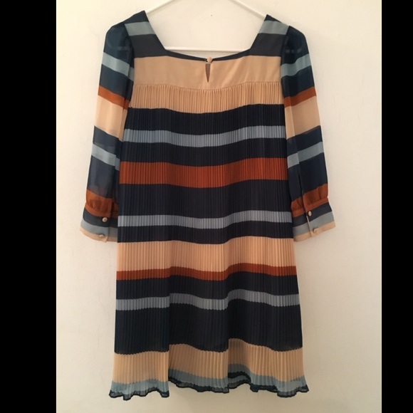 Reserved ! H&M Multi Colored Striped Dress - Picture 2 of 3