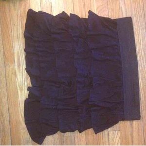 Ruffled stretchy skirt