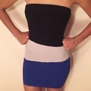 Sexy strapless bodycon bandage style dress