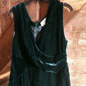 dior velvet dress