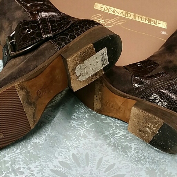 HOST PICK 12/19! Donald J Pliner suede gator boots - Picture 4 of 4