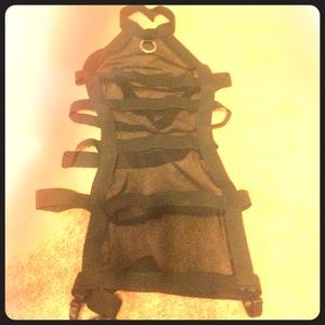 Sexy sheer scrappy black Stripper dress