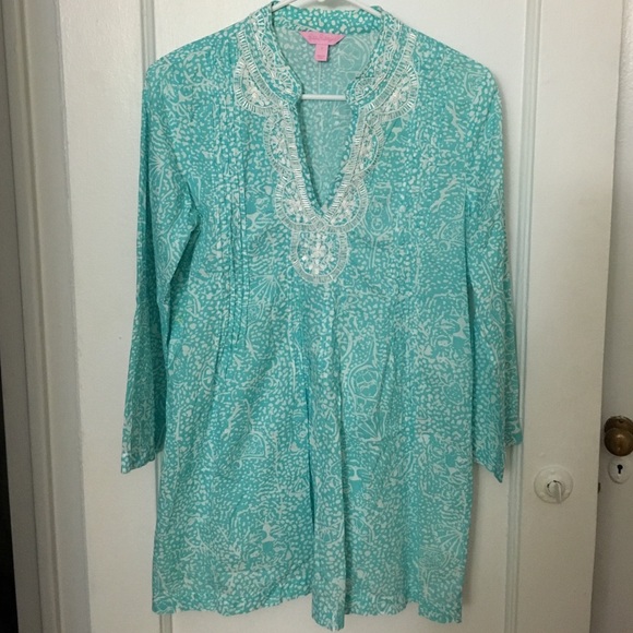 Lilly Pulitzer Sarasota Beaded Tunic