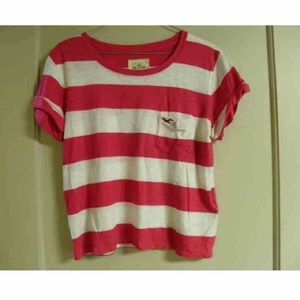 Pink and white hollister