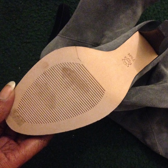 Above the knee suede boots - Picture 3 of 4