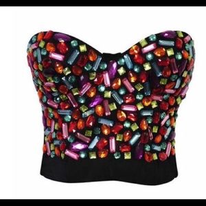 Bedazzled brand new bustier
