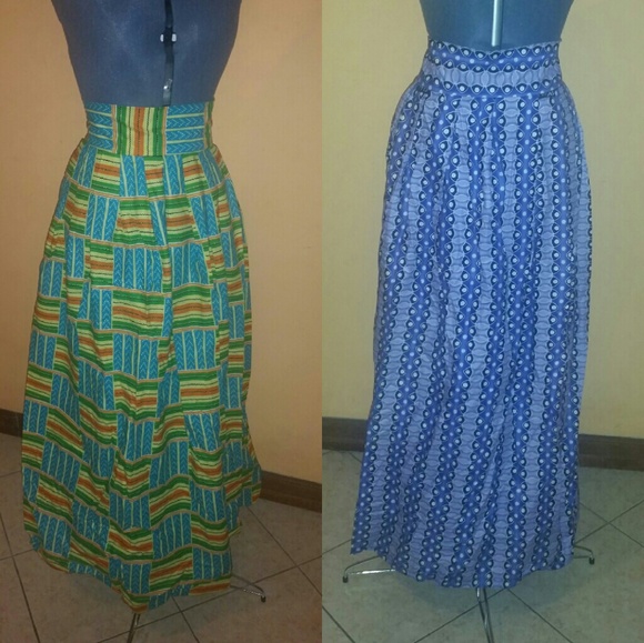 **RESTOCK** African Print maxi skirt