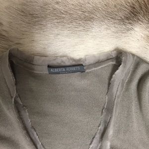 NWOT Alberta Ferreti silk/cashmere cardigan