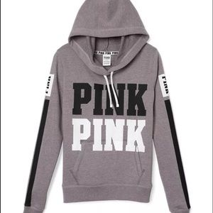 Victoria's Secret Pink Perfect Pullover Grey
