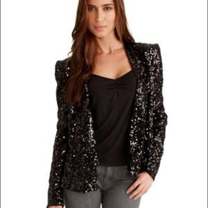 Black French Connection Sequin Jacket BNWT!