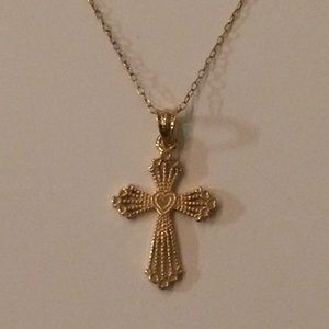 Gold Cross Necklace