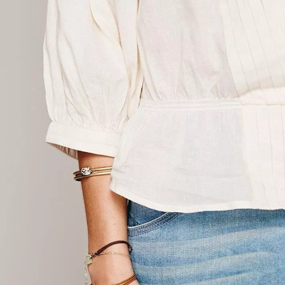 FREE PEOPLE CRAZY LITTLE THING EMBROIDERED TUNIC S - Picture 4 of 4