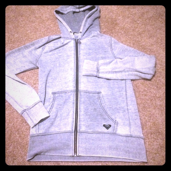 Gray Roxy hoodie