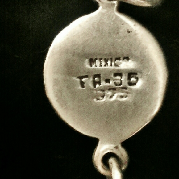 ❌Vintage Matl Amethyst Turquoise Sterling Necklace - Picture 3 of 4