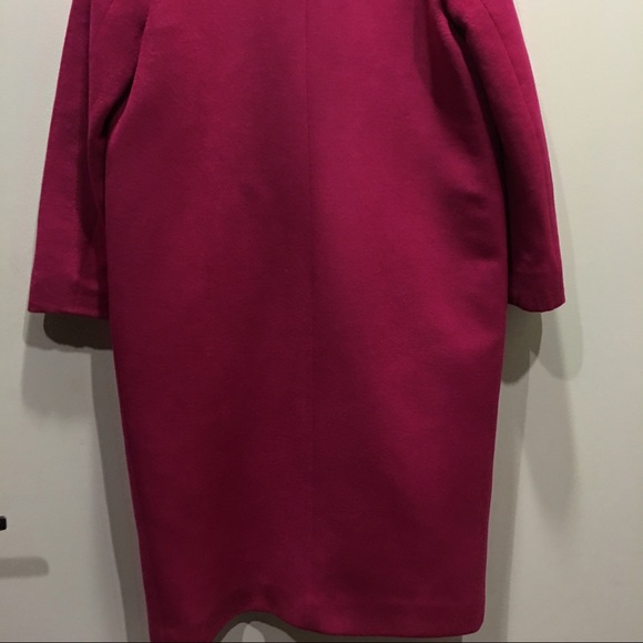 Pink wool coat - Picture 4 of 4