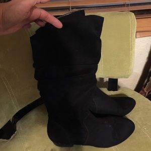 Black boots