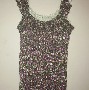 Cute flowery tank