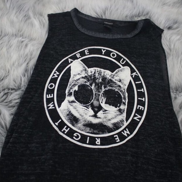 ❗️SOLD❗️Kitten Muscle Tank - Picture 2 of 2