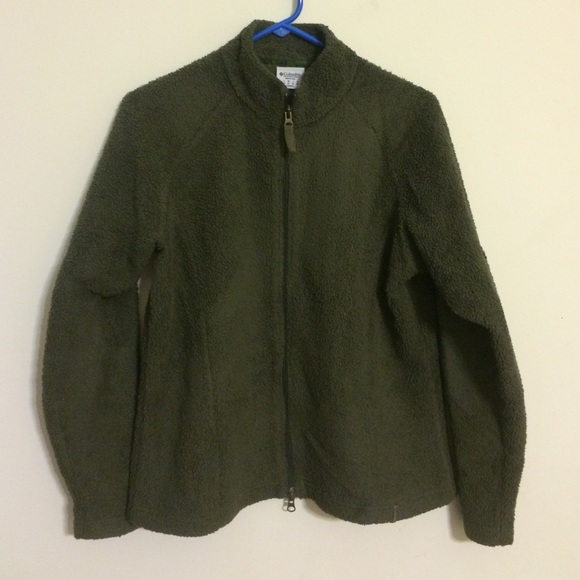 Columbia fleece zip up jacket